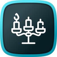 Candelabra Creative Icon Design vector