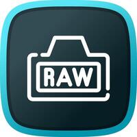 Raw Creative Icon Design vector