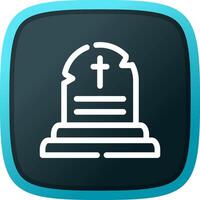 Tomb Creative Icon Design vector