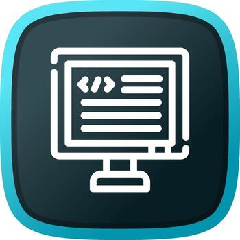 Code Creative Icon Design vector
