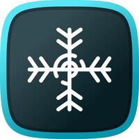 Snowflake Creative Icon Design vector