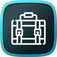 Suitcase Creative Icon Design vector