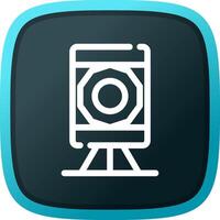 Theodolite Creative Icon Design vector