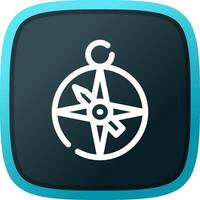 Compass Creative Icon Design vector