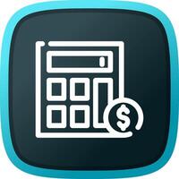 Accountant Creative Icon Design vector