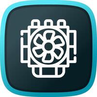 Heatsink Creative Icon Design vector