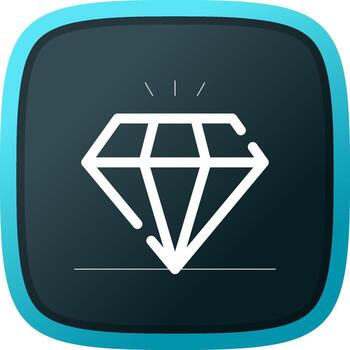 Diamond Creative Icon Design vector