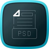 diseño de icono creativo de archivo psd vector