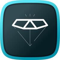 diseño de icono creativo de diamante vector