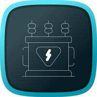 Power Transformer Creative Icon Design vector