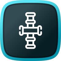 Pipeline Creative Icon Design vector