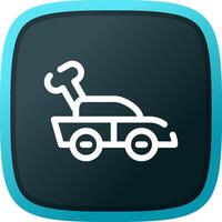 Car Toy Creative Icon Design vector