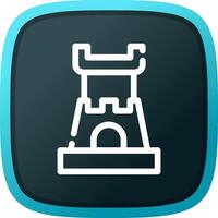 Castle Creative Icon Design vector