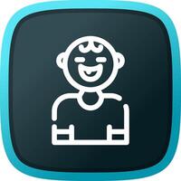 Baby Smile Creative Icon Design vector