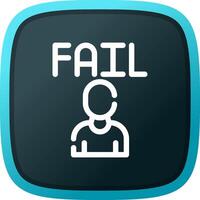 Fail Creative Icon Design vector