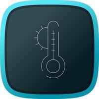 Temperature Creative Icon Design vector