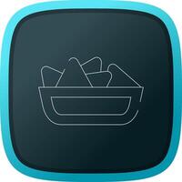 Nachos Creative Icon Design vector