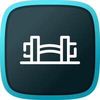 Dumbbells Creative Icon Design vector