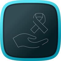 Cancer Diagnosis Creative Icon Design vector