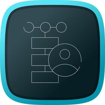 Client Database Creative Icon Design vector