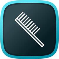 Hair Comb Creative Icon Design vector