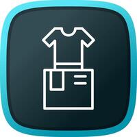 Clothes Box Creative Icon Design vector