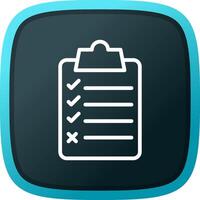 Checklist Creative Icon Design vector