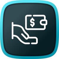 Current Account Creative Icon Design vector