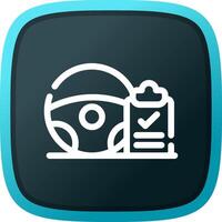 Book a Test Drive Creative Icon Design vector