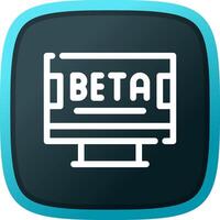 Beta Creative Icon Design vector