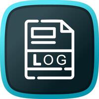 LOG Creative Icon Design vector