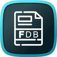 FDB Creative Icon Design vector