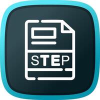 STEP Creative Icon Design vector