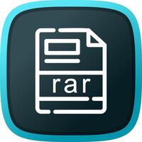 rar Creative Icon Design vector