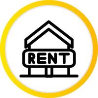 Rent Creative Icon Design vector