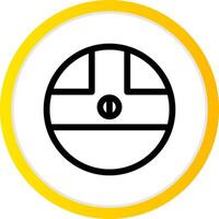 Steering Wheel Creative Icon Design vector