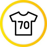 Shirt Creative Icon Design vector