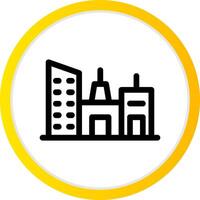 Property Building Creative Icon Design vector