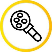 Magnifying Glass Creative Icon Design vector