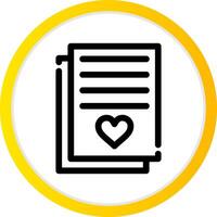 Love Letter Creative Icon Design vector