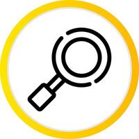 Search Creative Icon Design vector