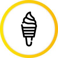 Ice Cream Creative Icon Design vector