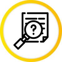 Investigation Creative Icon Design vector