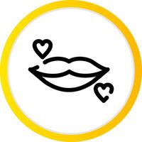 Lips Creative Icon Design vector