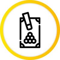 Snooker Creative Icon Design vector