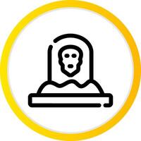 Grave Creative Icon Design vector