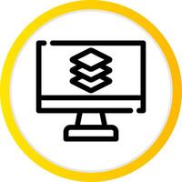 Layers Creative Icon Design vector