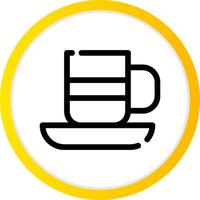 Tea Cup Creative Icon Design vector