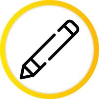 Pencil Creative Icon Design vector