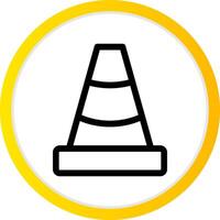 Cone Creative Icon Design vector